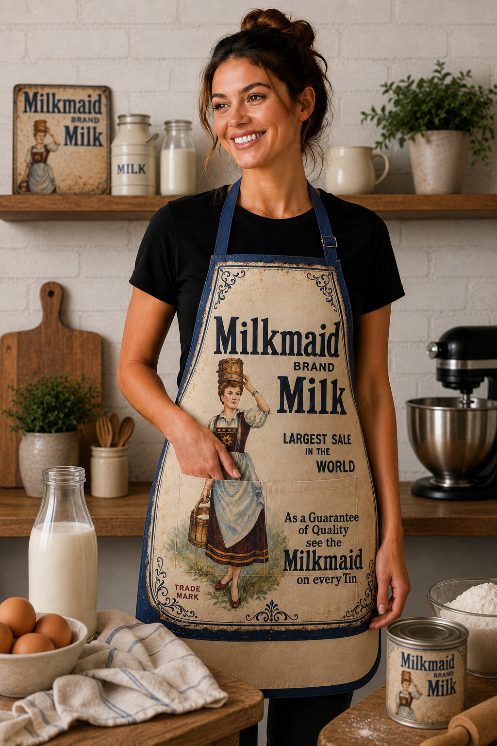 MILKMAID - LADY WITH BUCKET APRON