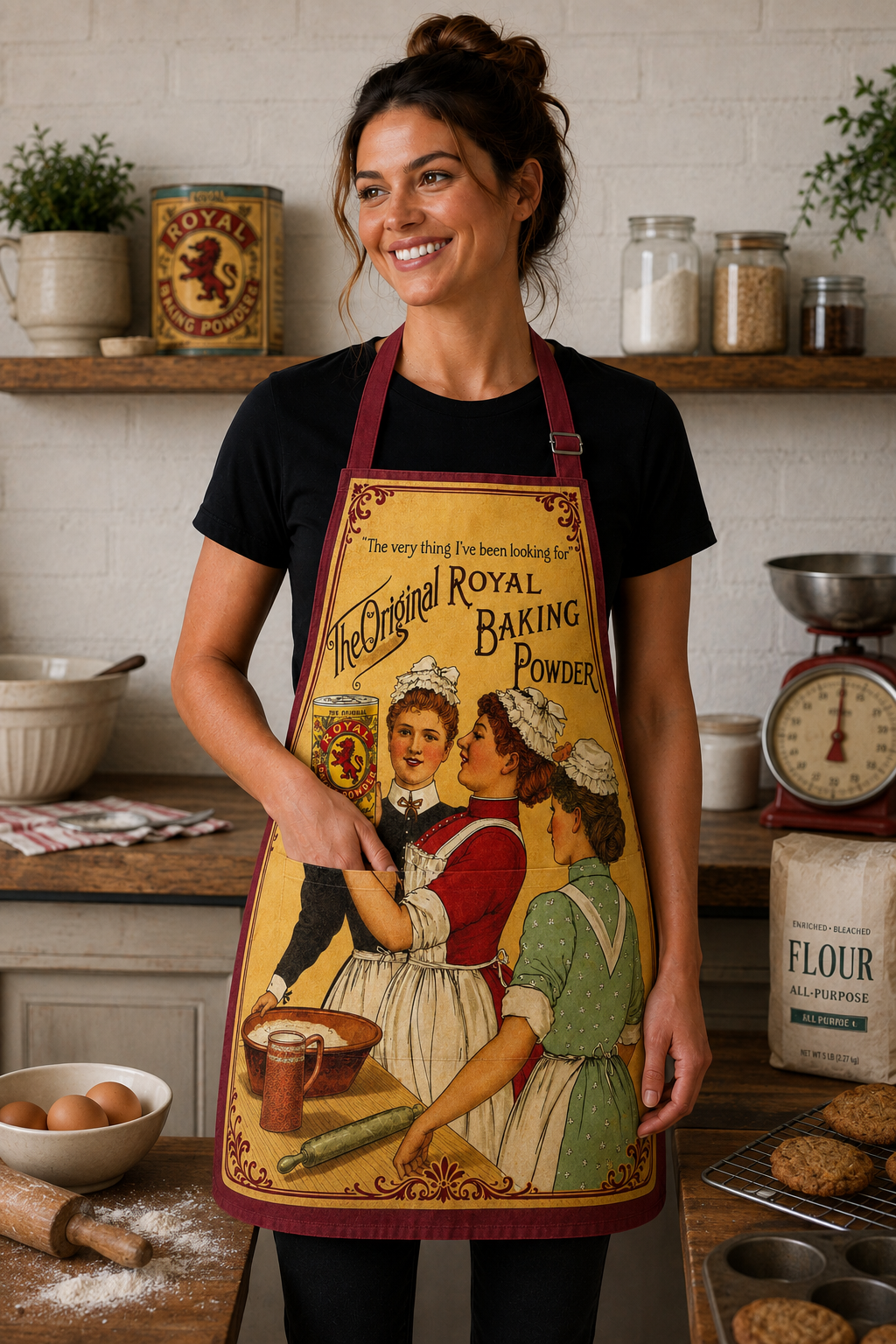 THE ORIGINAL ROYAL BAKING POWDER APRON
