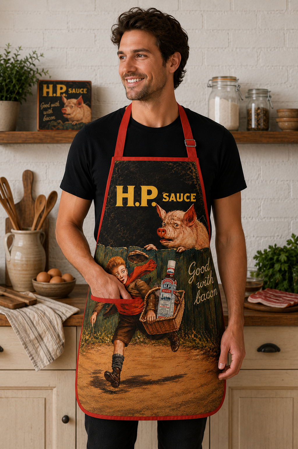 H.P. SAUCE - GOOD WITH BACON APRON