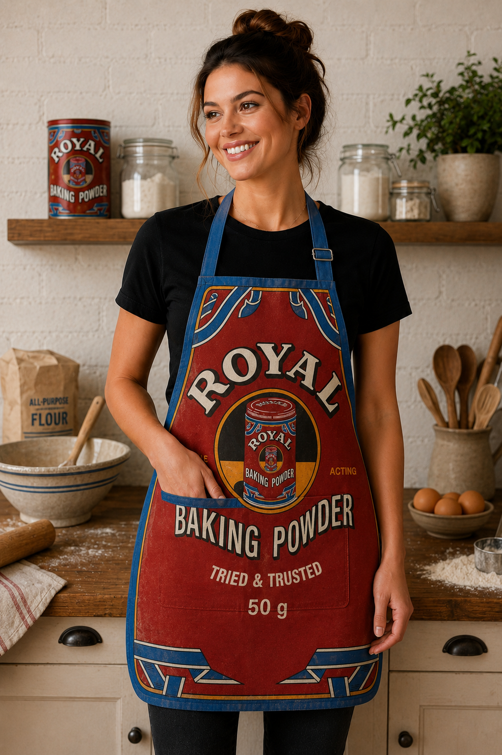 ROYAL BAKING POWDER APRON