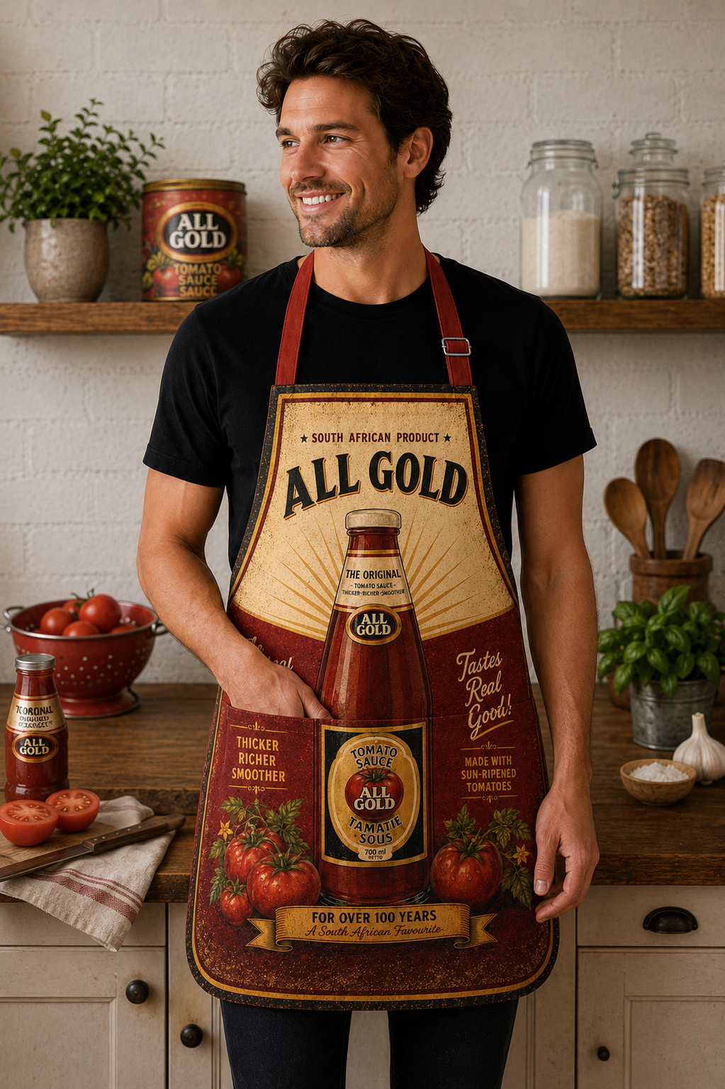 ALL GOLD APRON