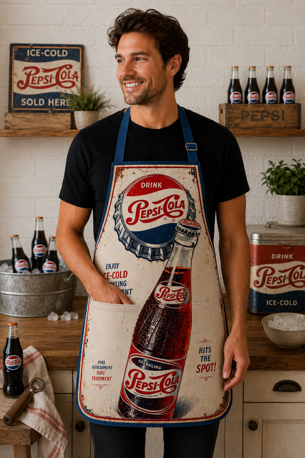 PEPSI-COLA - HITS THE SPOT APRON