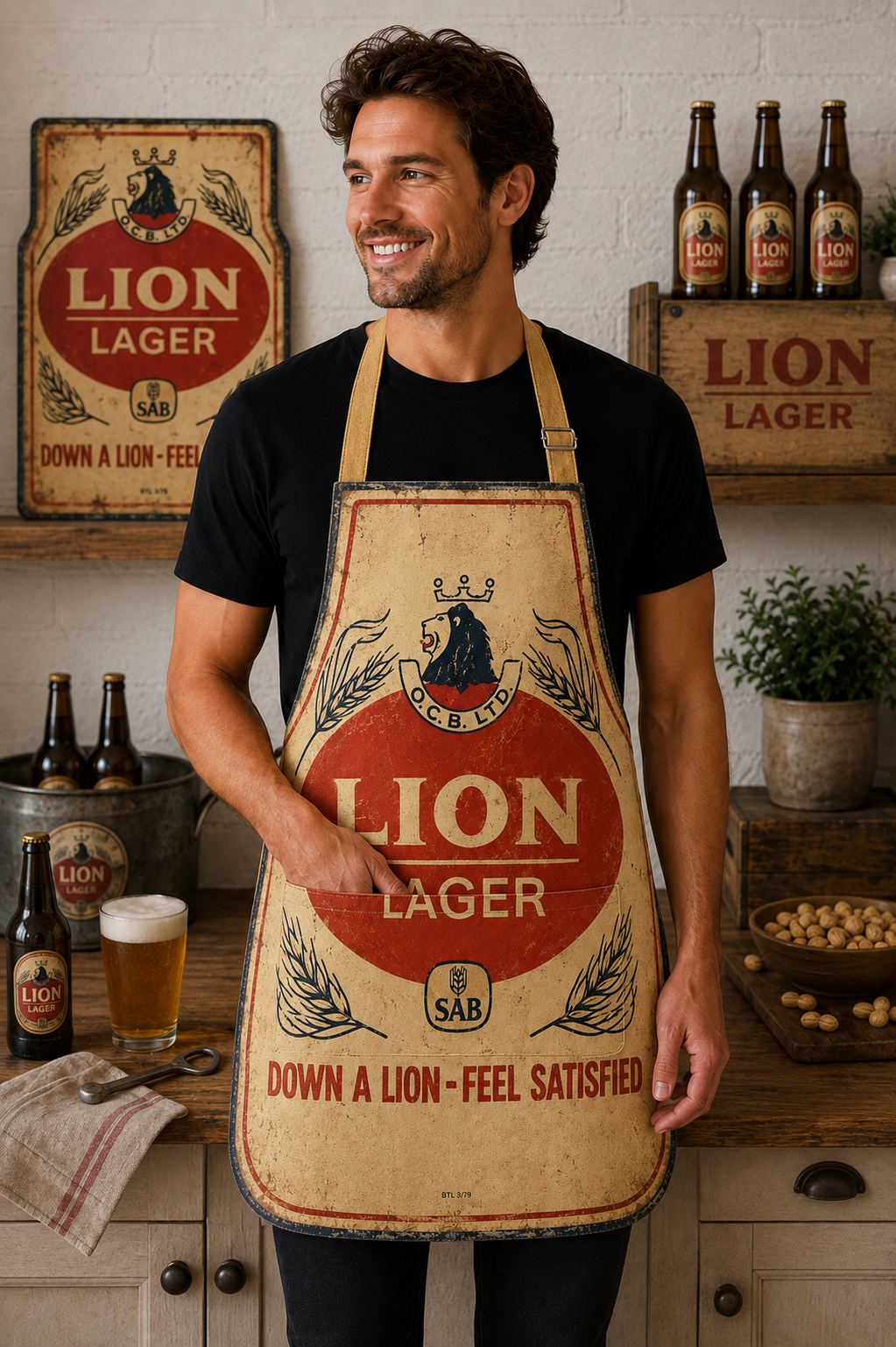 LION LAGER APRON
