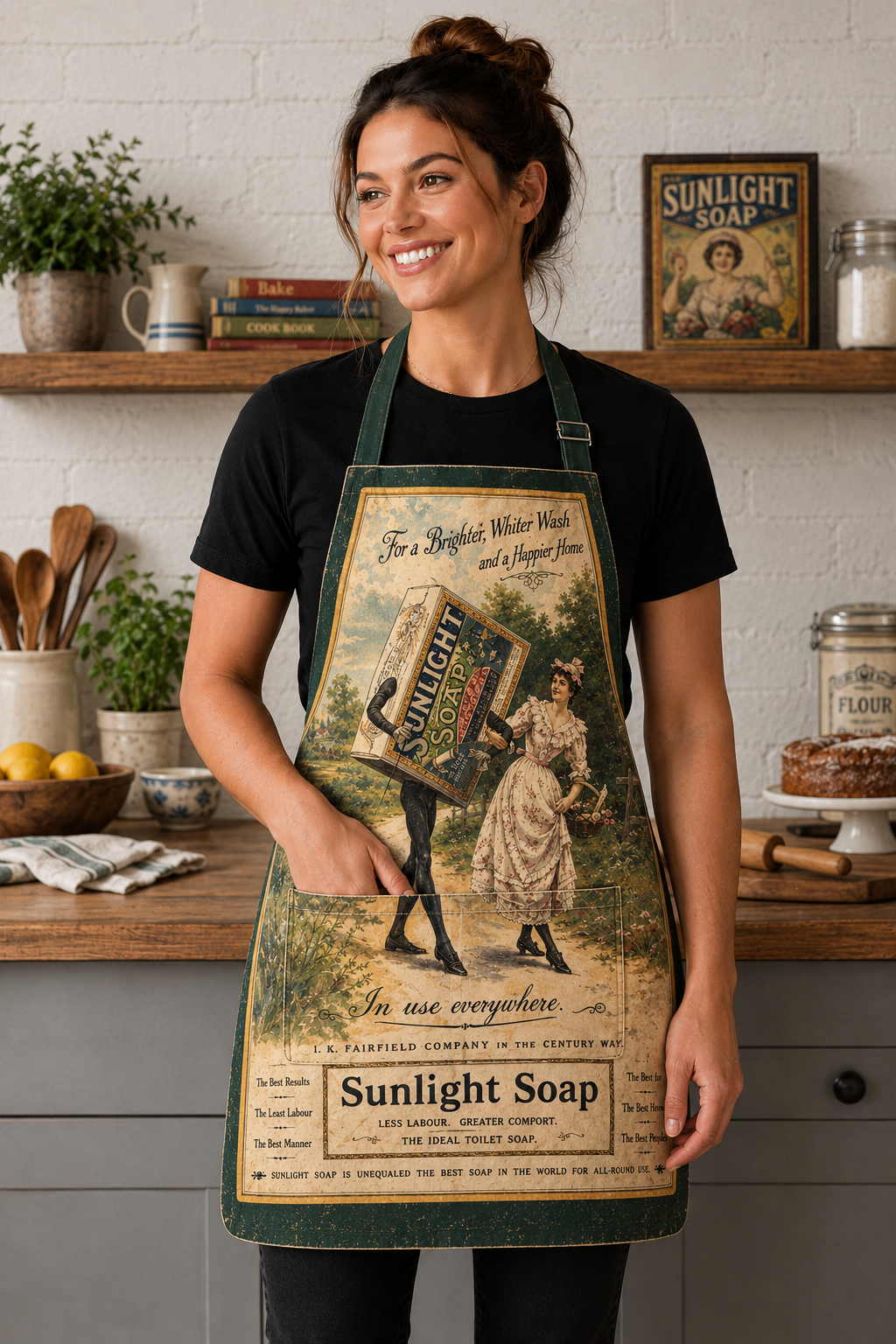 WALKING SUNLIGHT SOAP APRON