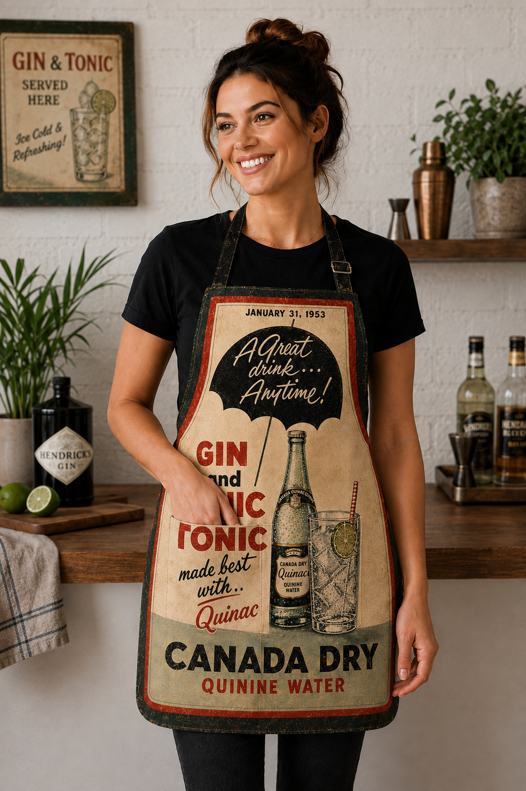 CANADA DRY GIN & TONIC APRON