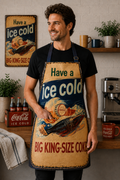 Coca-Cola Big King-Size Coke vintage-style apron