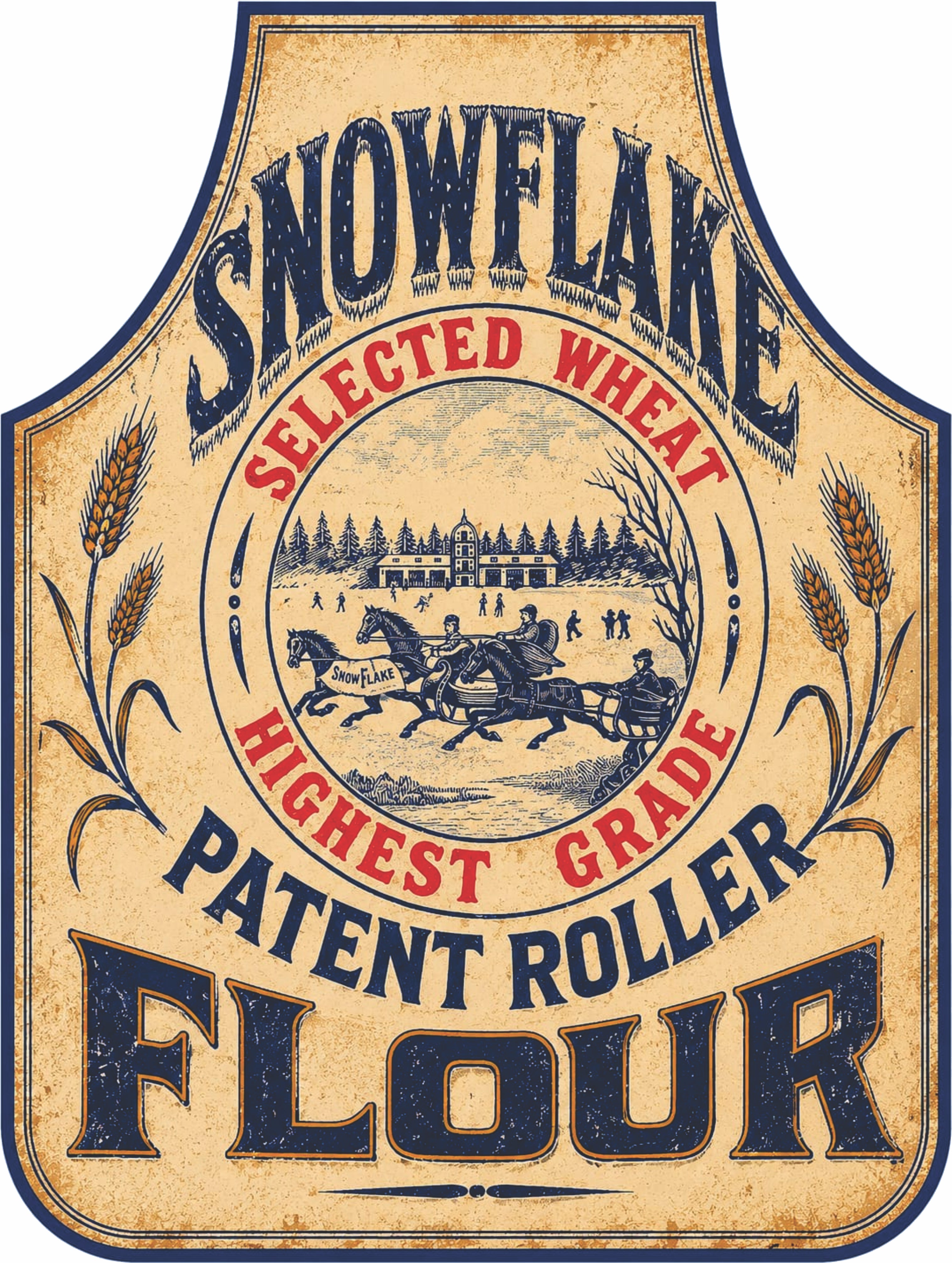 SNOWFLAKE FLOUR – HORSES