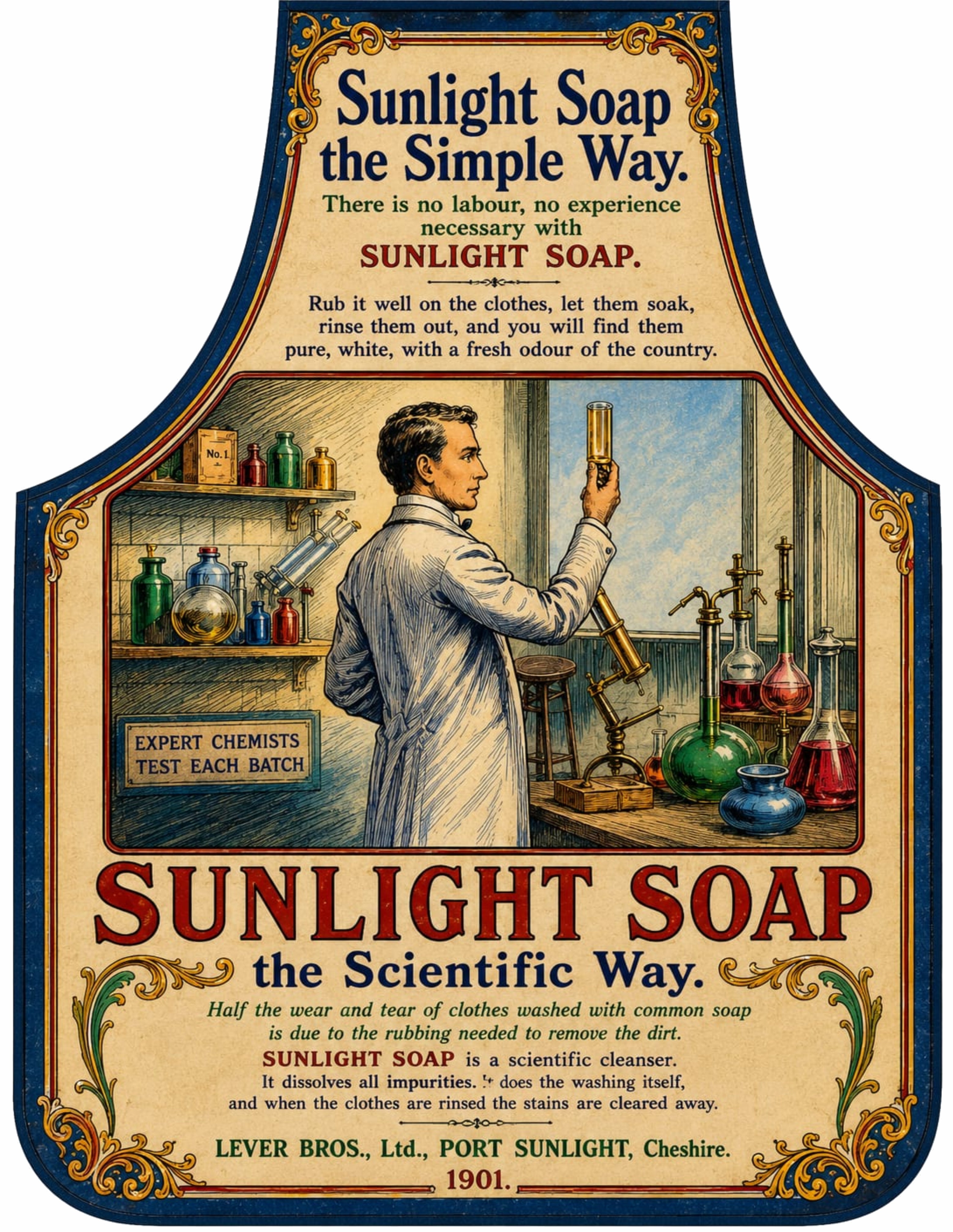 SUNLIGHT SOAP - THE SCIENTIFIC WAY