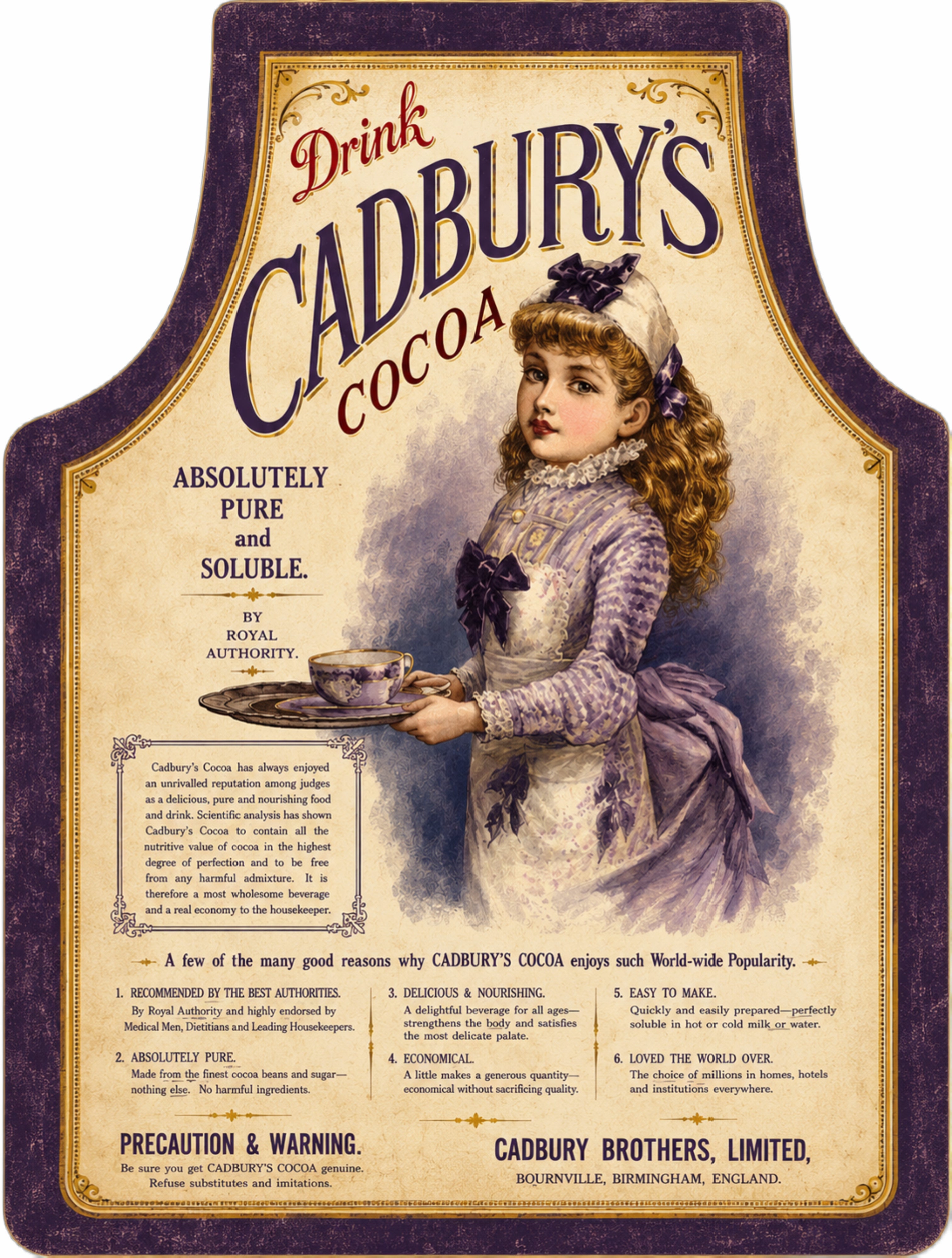 CADBURY’S COCOA GIRL