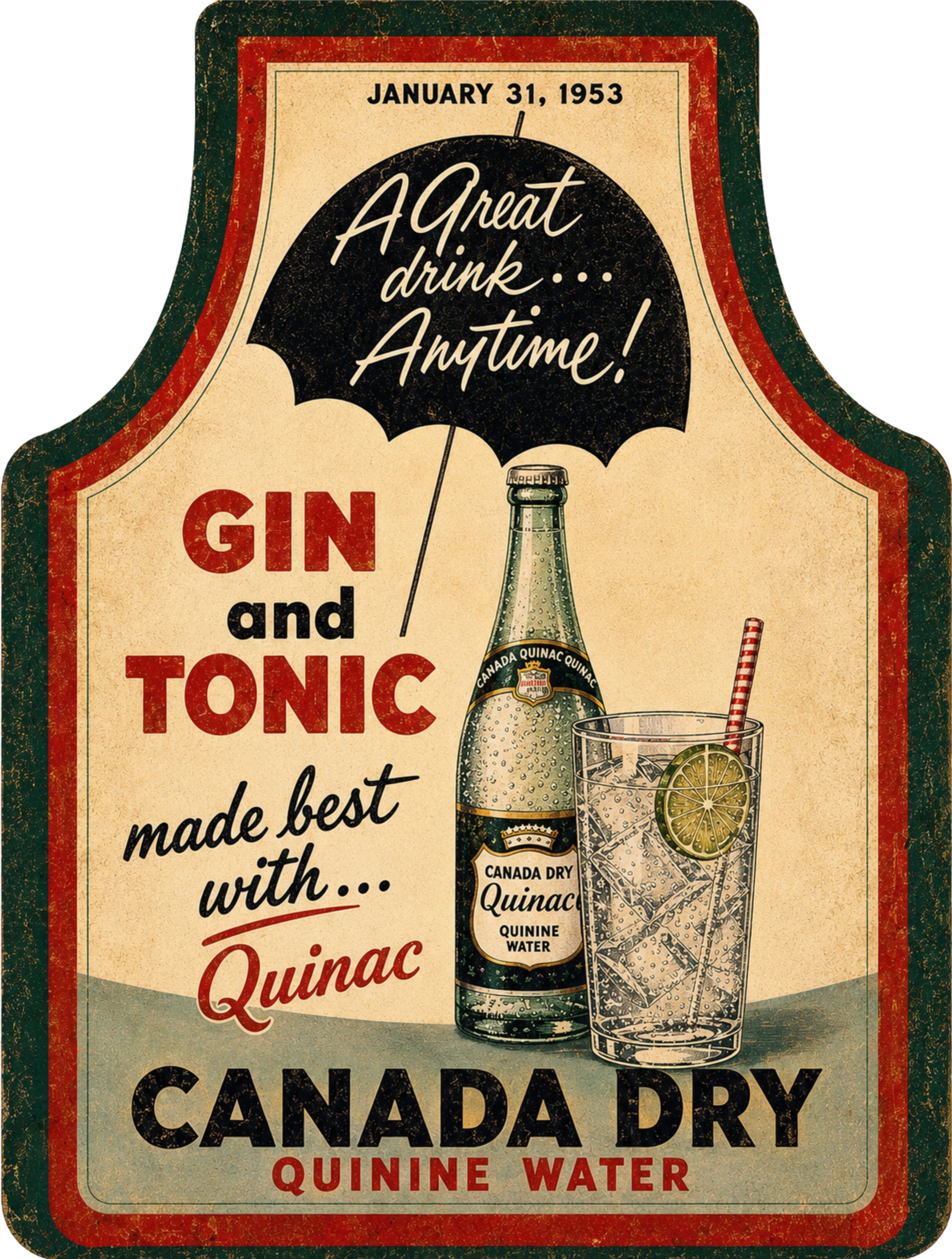 CANADA DRY GIN & TONIC