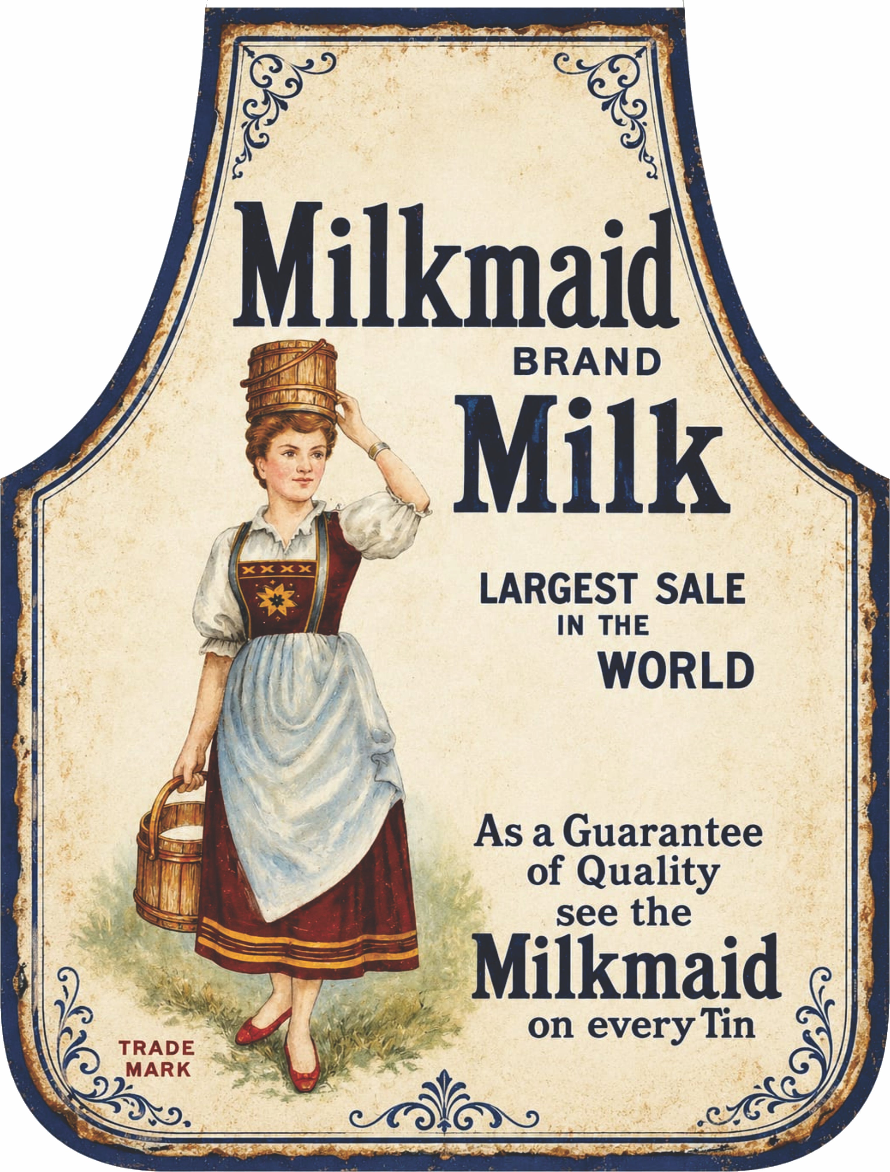 MILKMAID - LADY WITH BUCKET