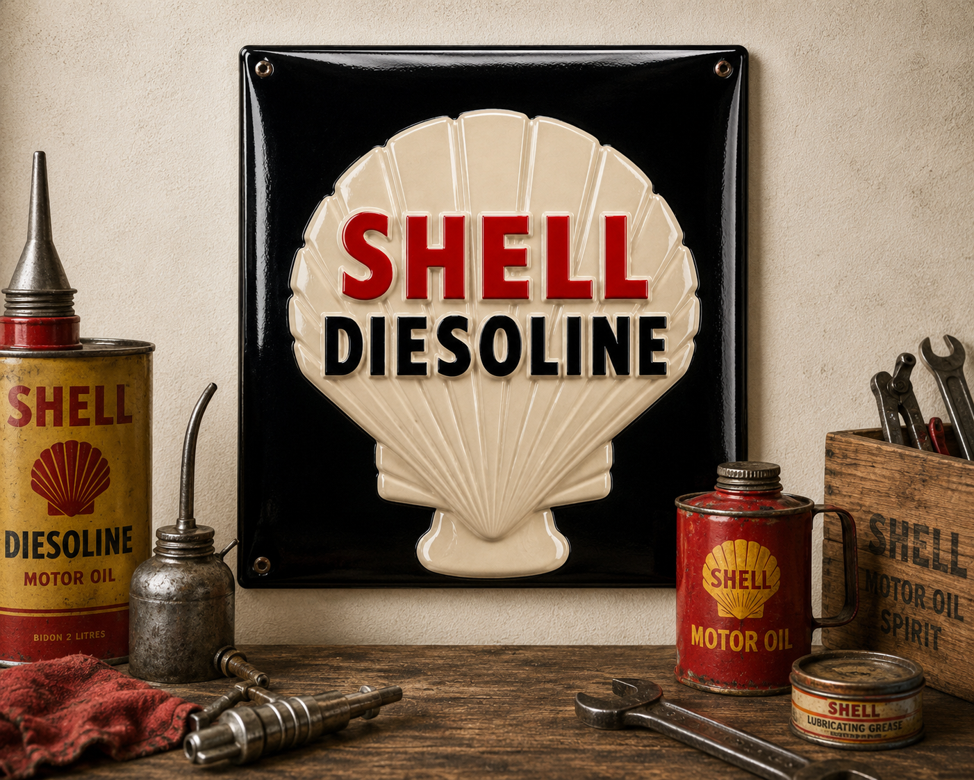 SHELL DIESOLINE GLOBE
