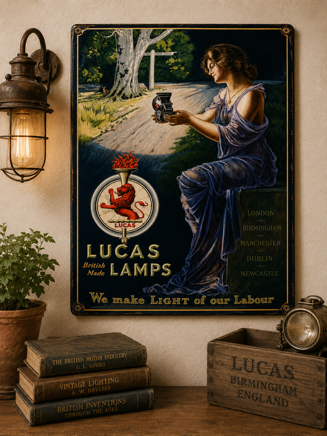 LUCAS LAMPS – WE MAKE LIGHT OF OUR LABOUR