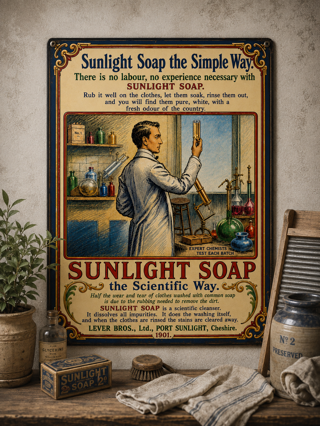 SUNLIGHT SOAP - THE SCIENTIFIC WAY