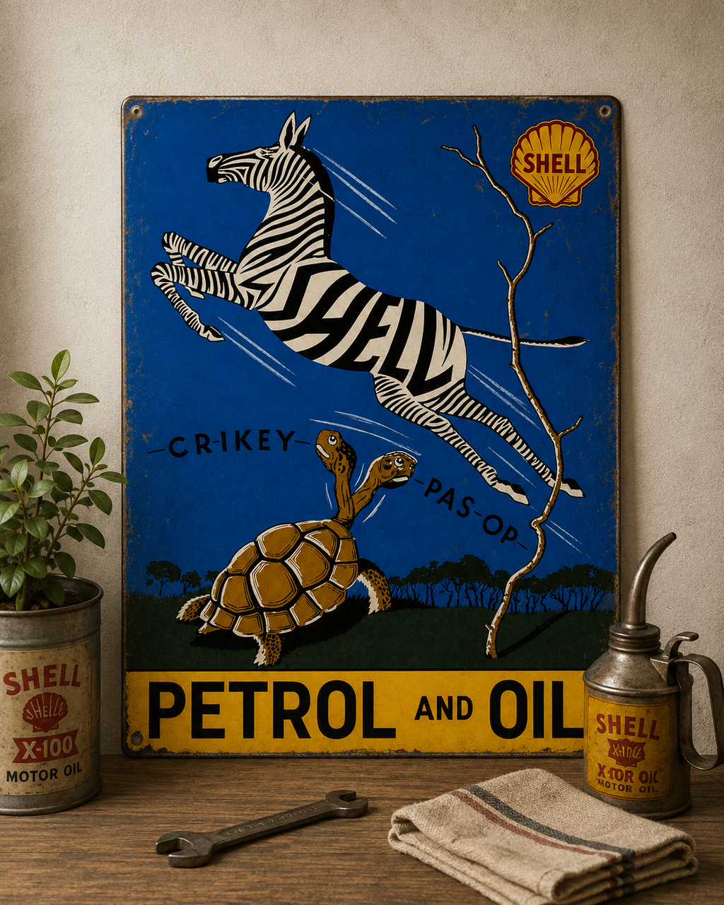 SHELL KWAGGA & TORTOISE