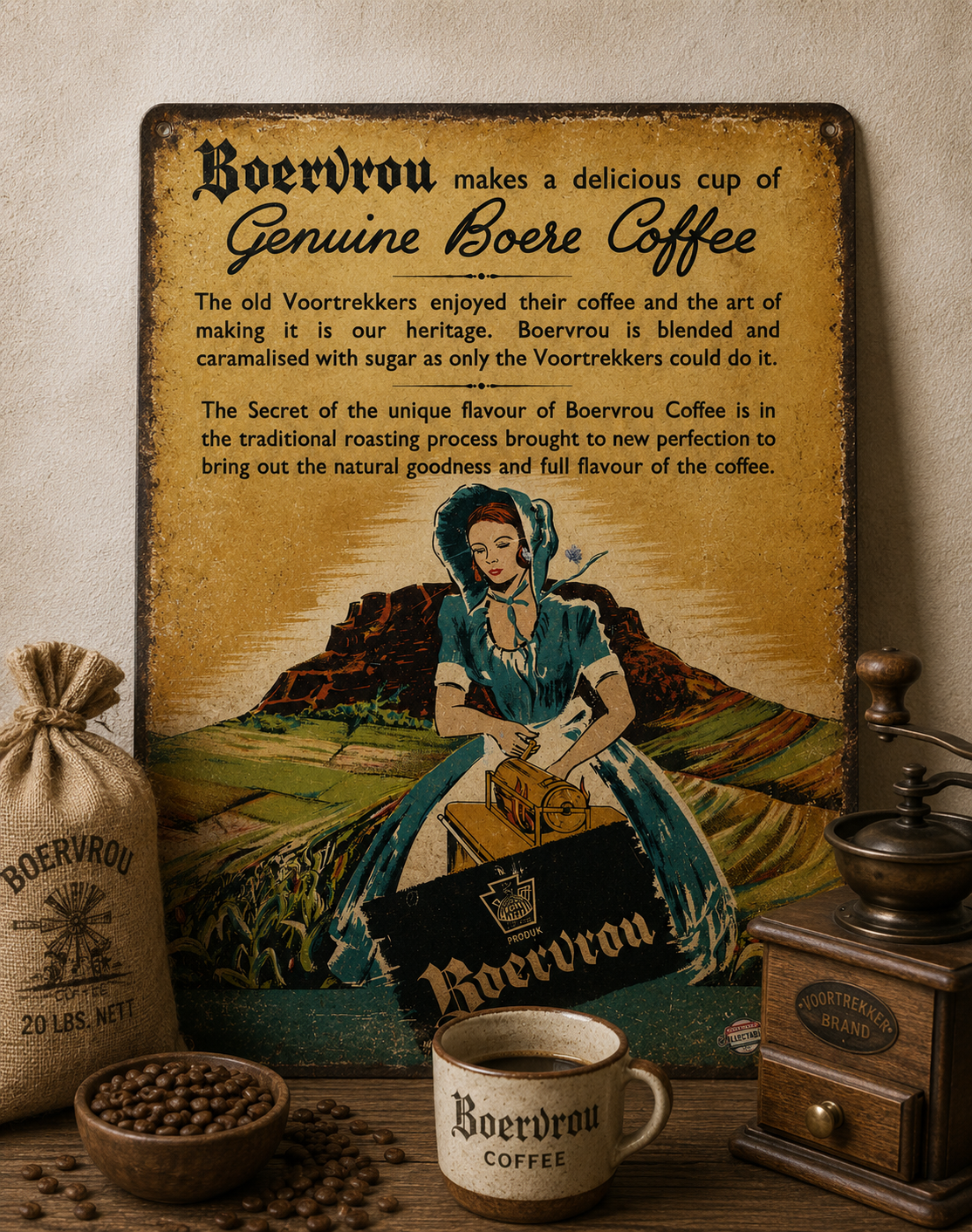 BOERVROU - GENUINE BOERE COFFEE