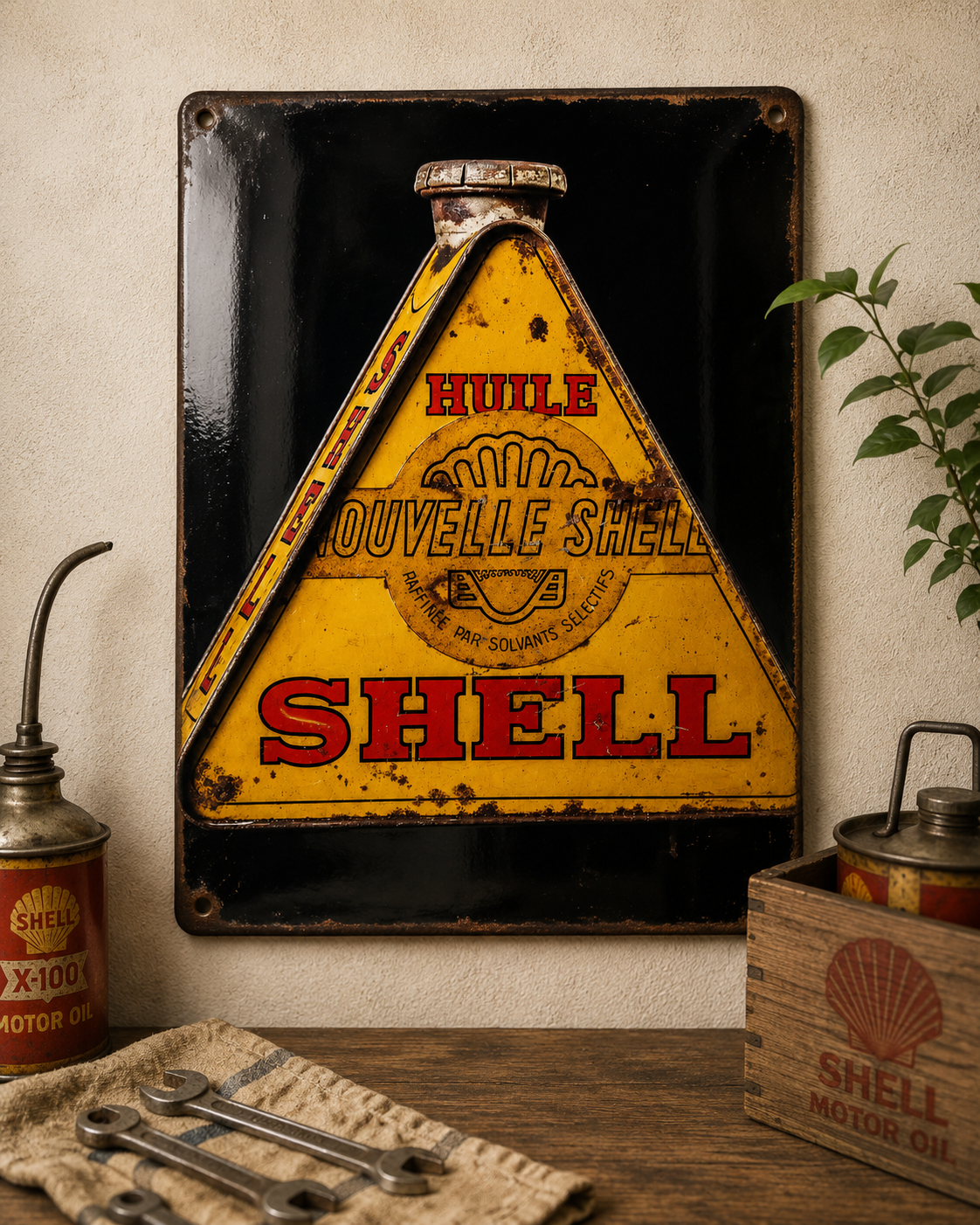 SHELL - TRIANGLE CAN