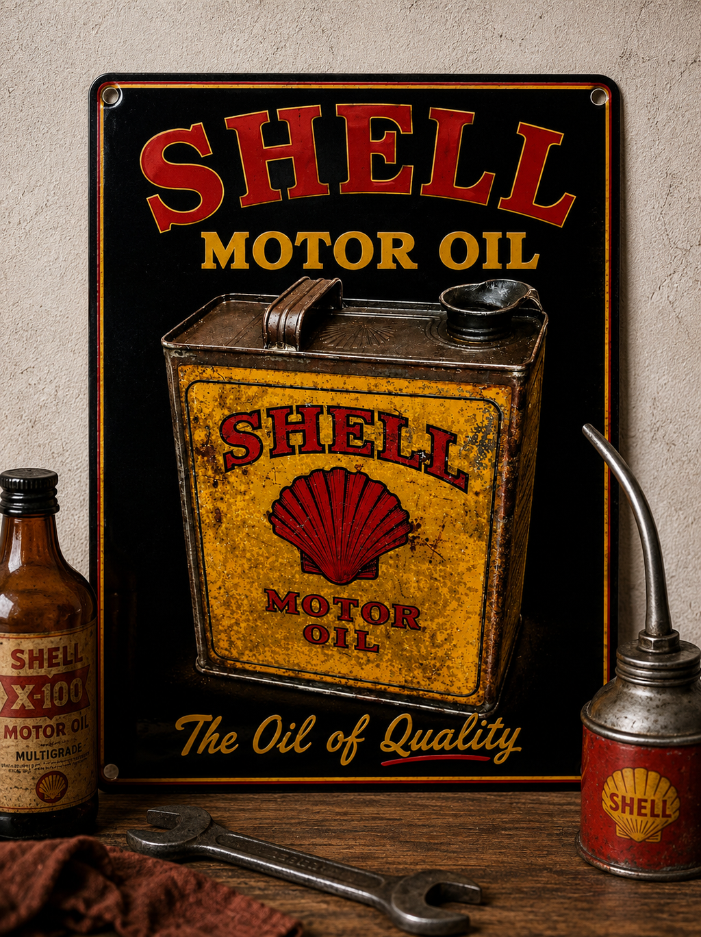 SHELL - THE OIL OF QUALITY