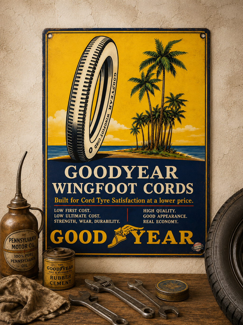 GOOD YEAR WINGFOOT CORDS