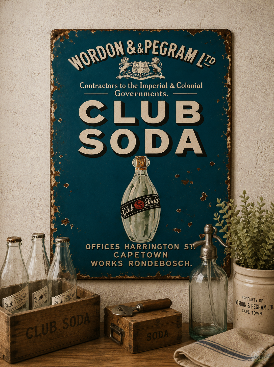 WORDON & PEGRAM CLUB SODA