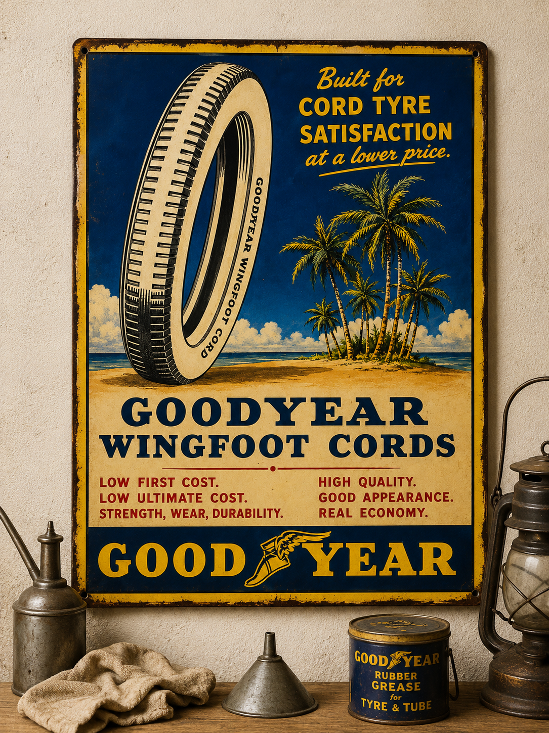 GOOD YEAR WINGFOOT - BUILT FOR SATISFACTION