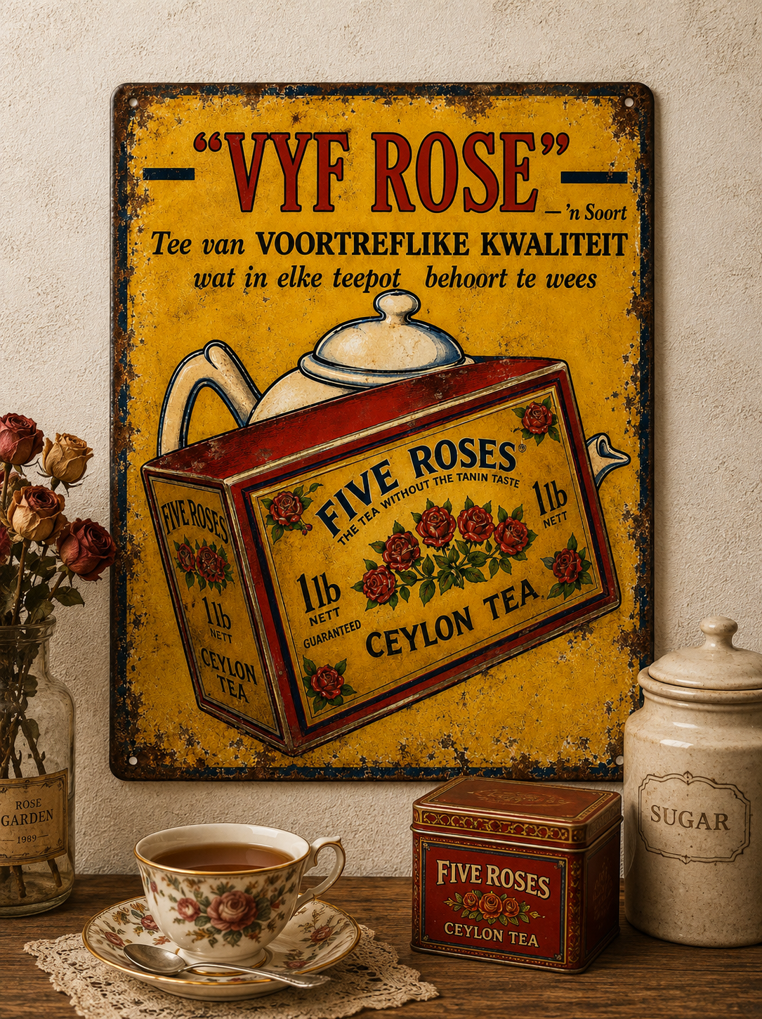 VYF ROSE & VOORTREFLIKE KWALITEIT