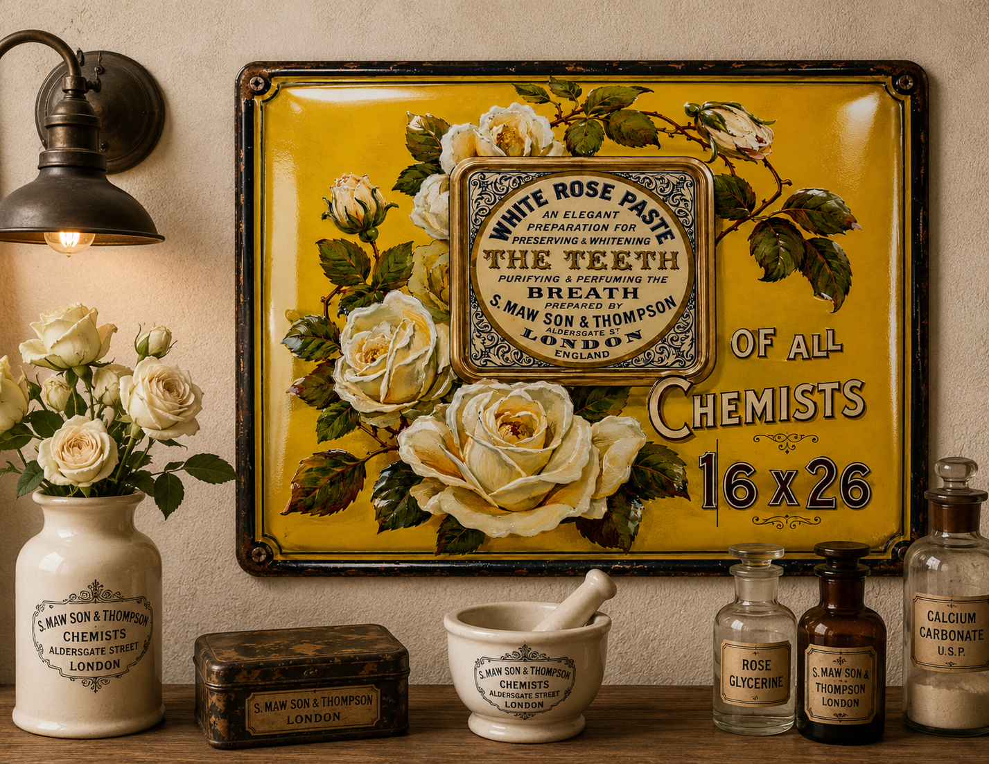 WHITE ROSE PASTE