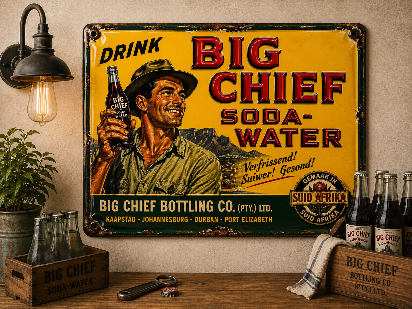 BIG CHIEF SODAWATER - SUID AFRIKA