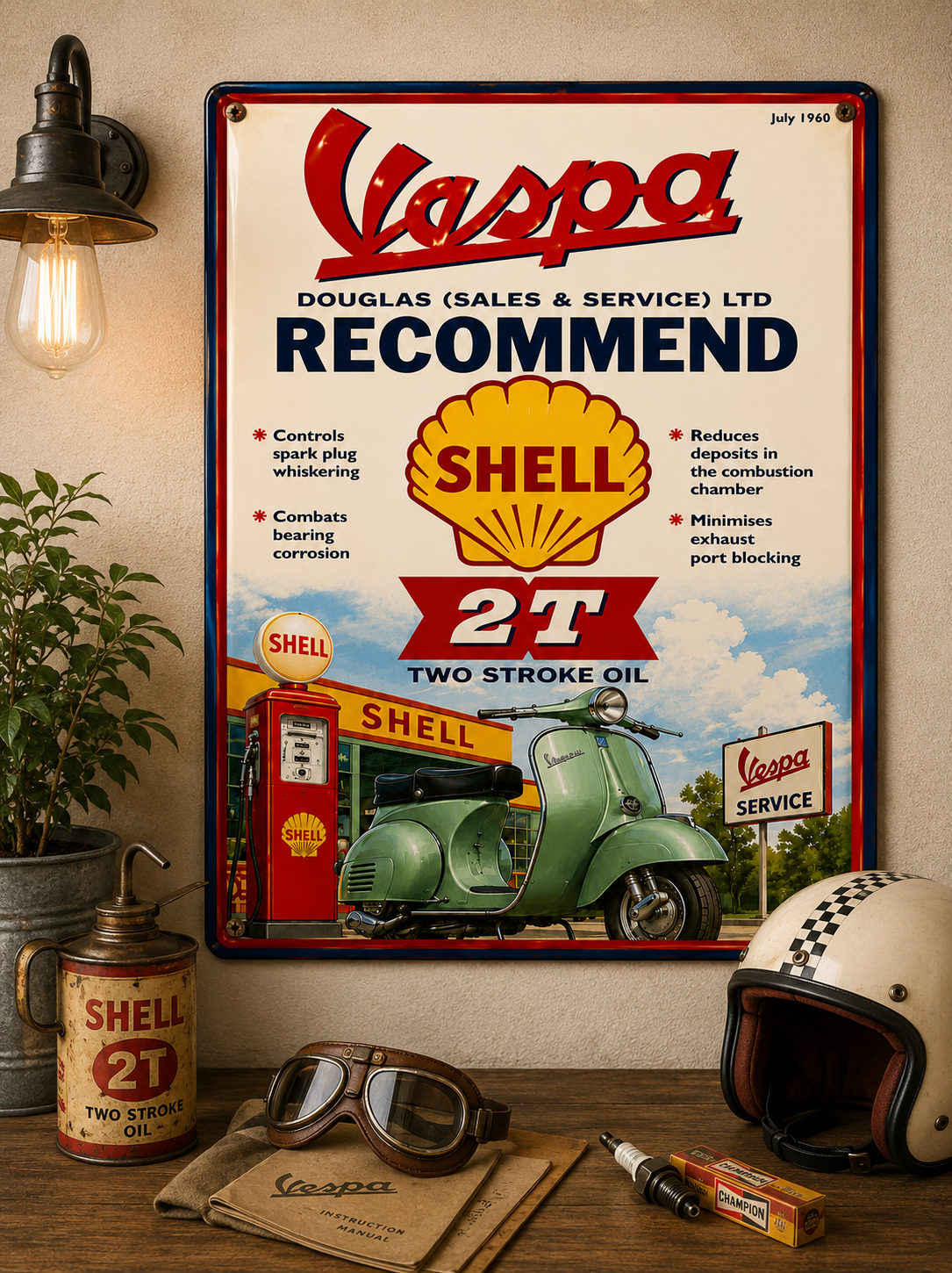 VESPA - SHELL 2T