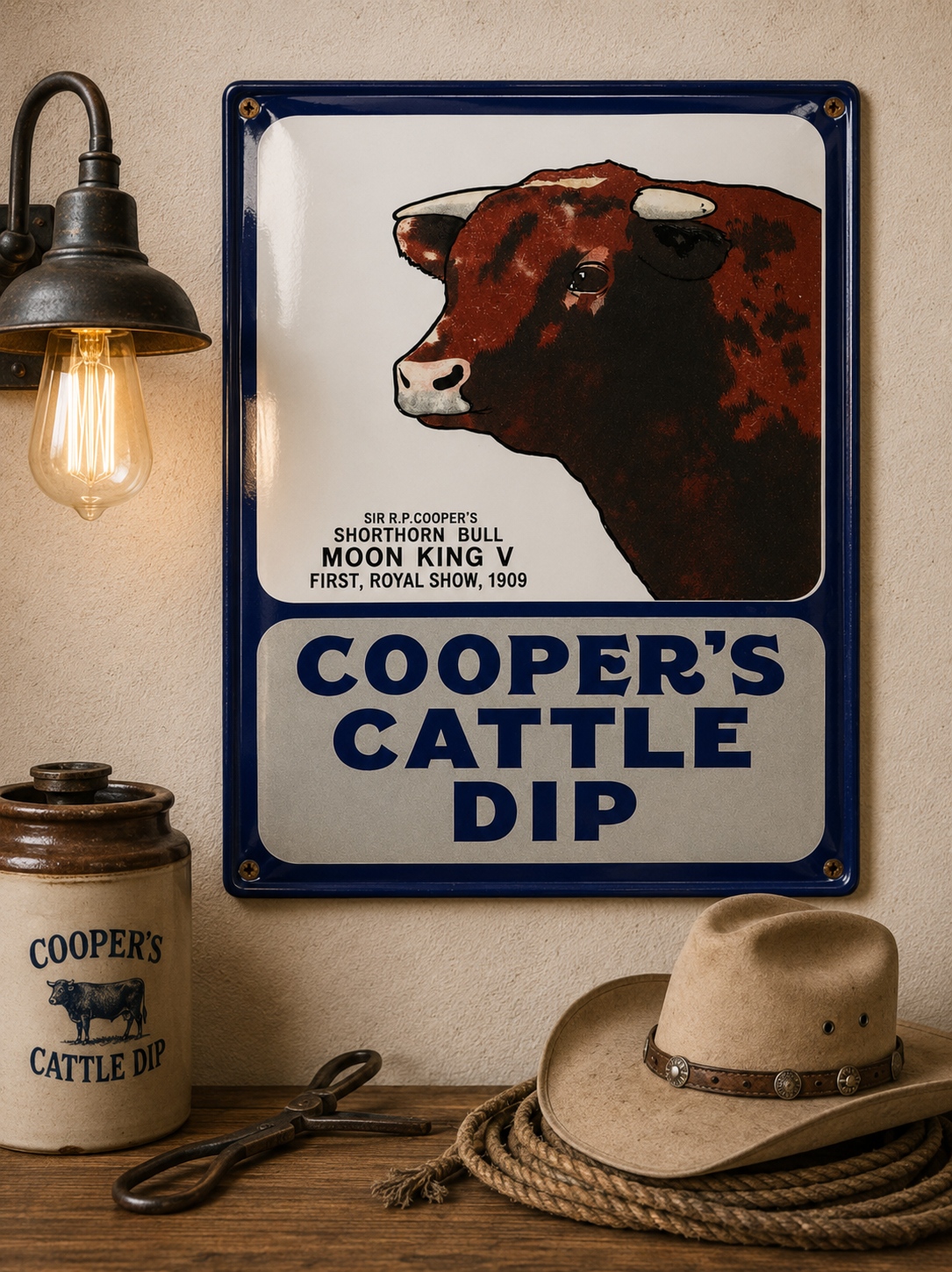 COOPER’S CATTLE DIP - BROWN BULL