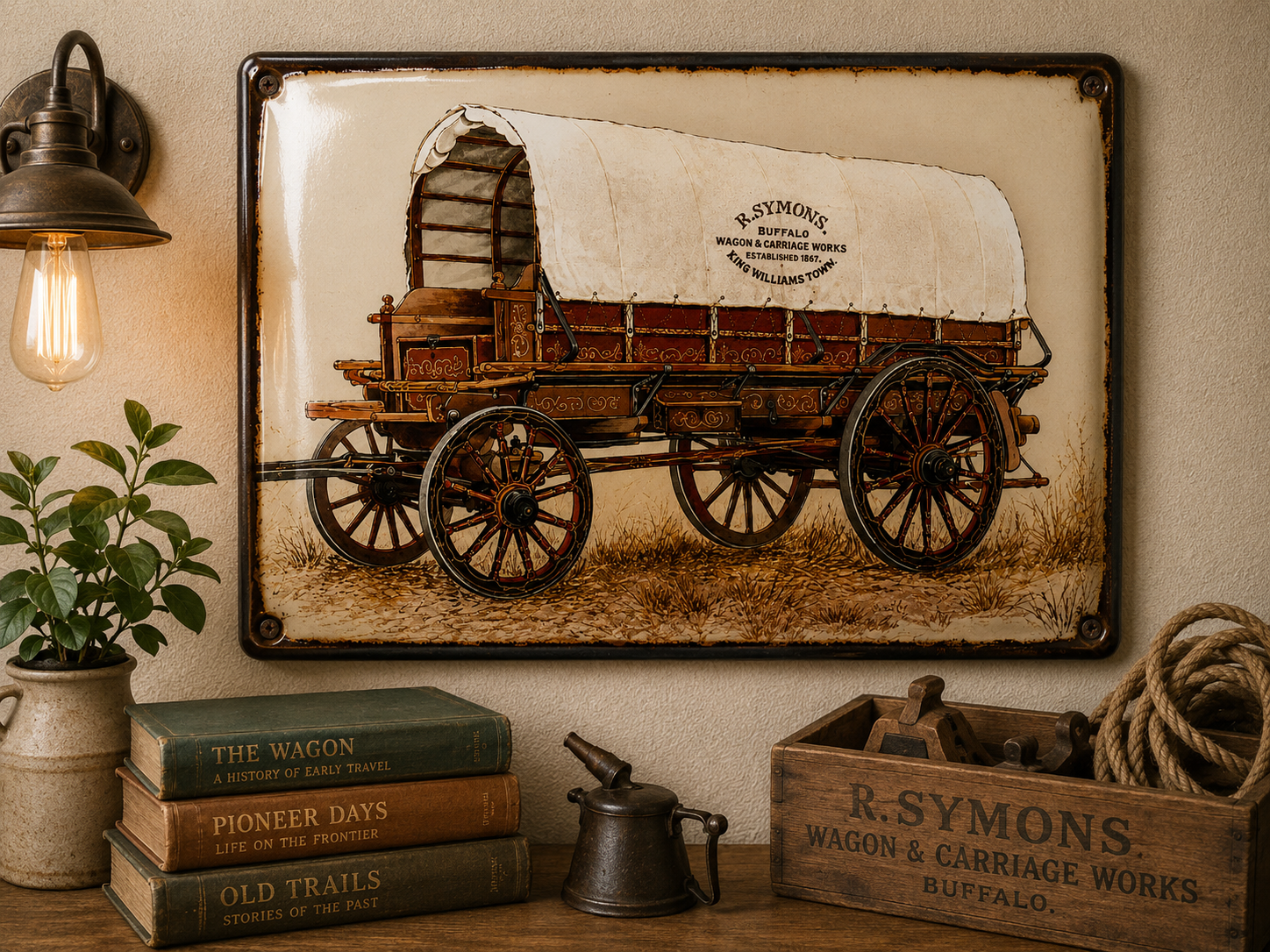 R. SYMONS WAGON