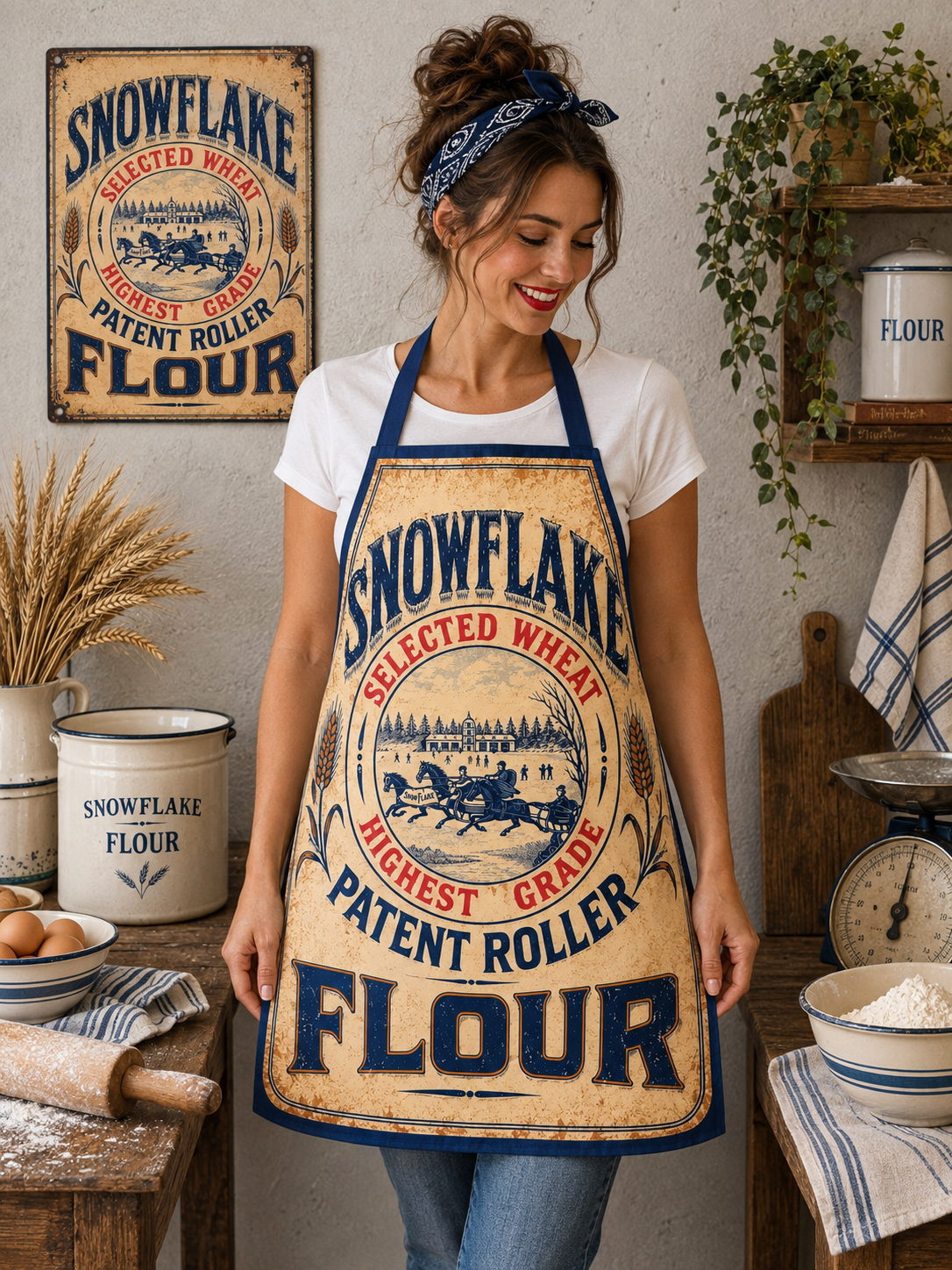 SNOWFLAKE FLOUR – HORSES