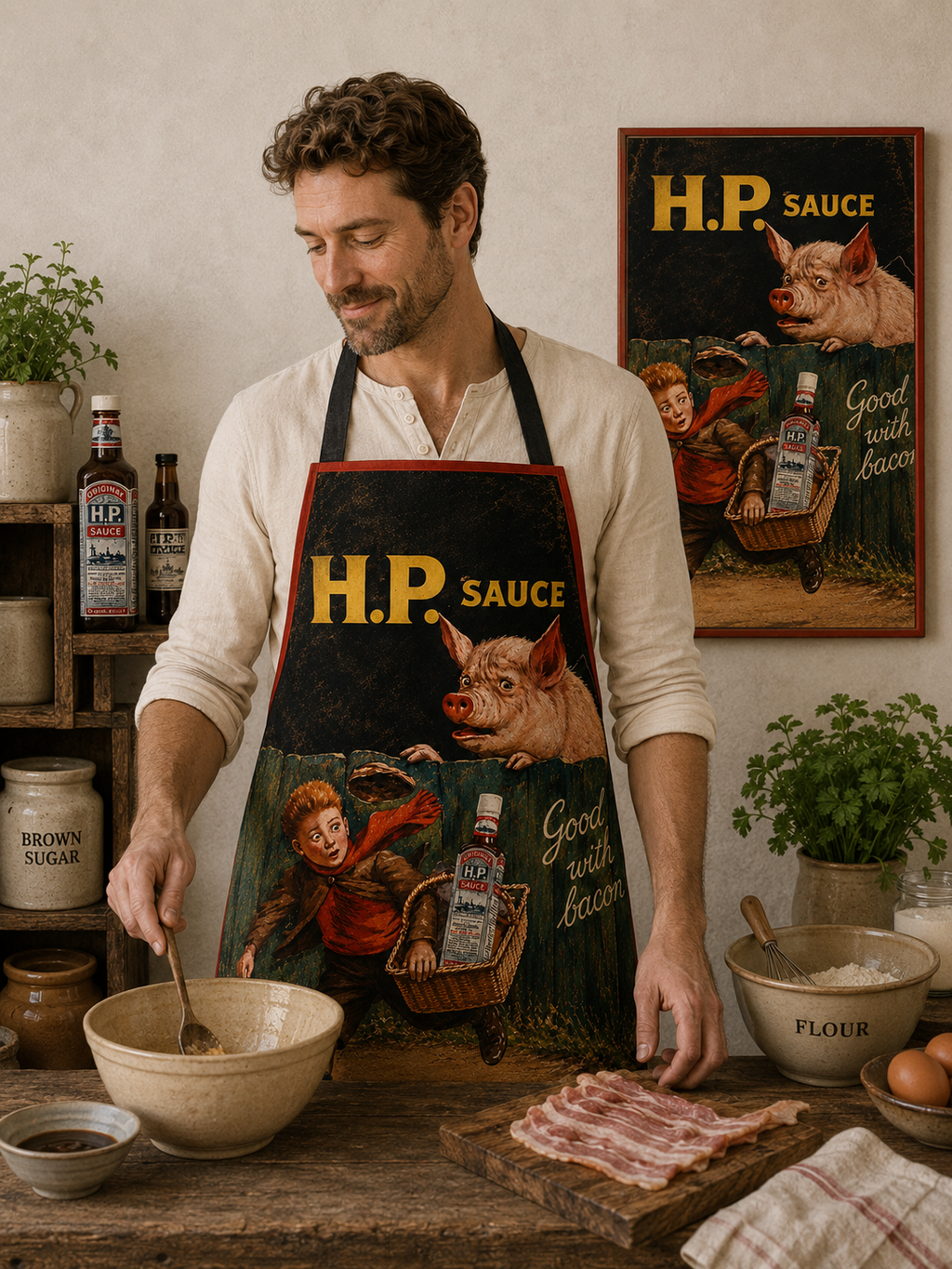 H.P. SAUCE - GOOD WITH BACON