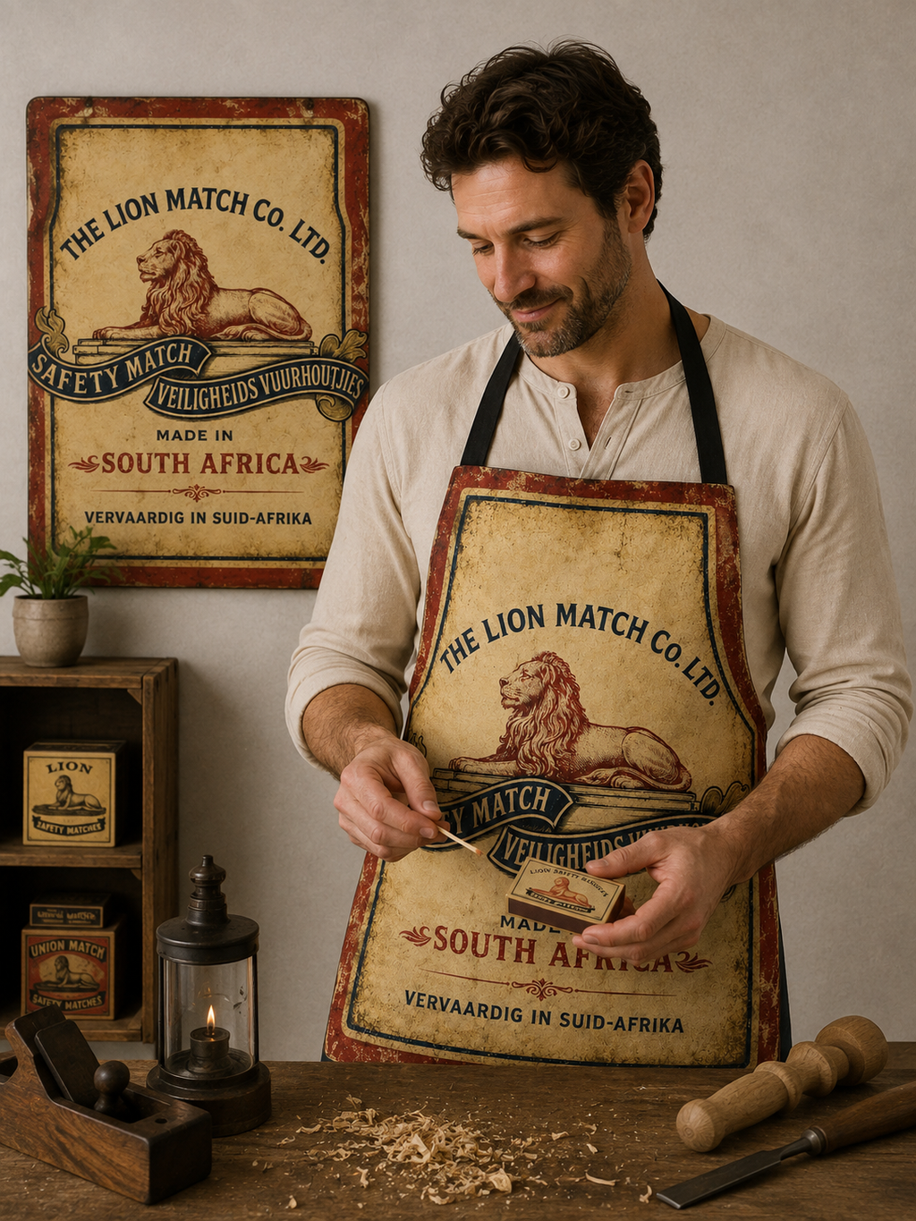 THE LION MATCH CO - MADE IN SOUTH AFRICA