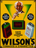 Wilson's Tobacco vintage-style reproduction sign artwork