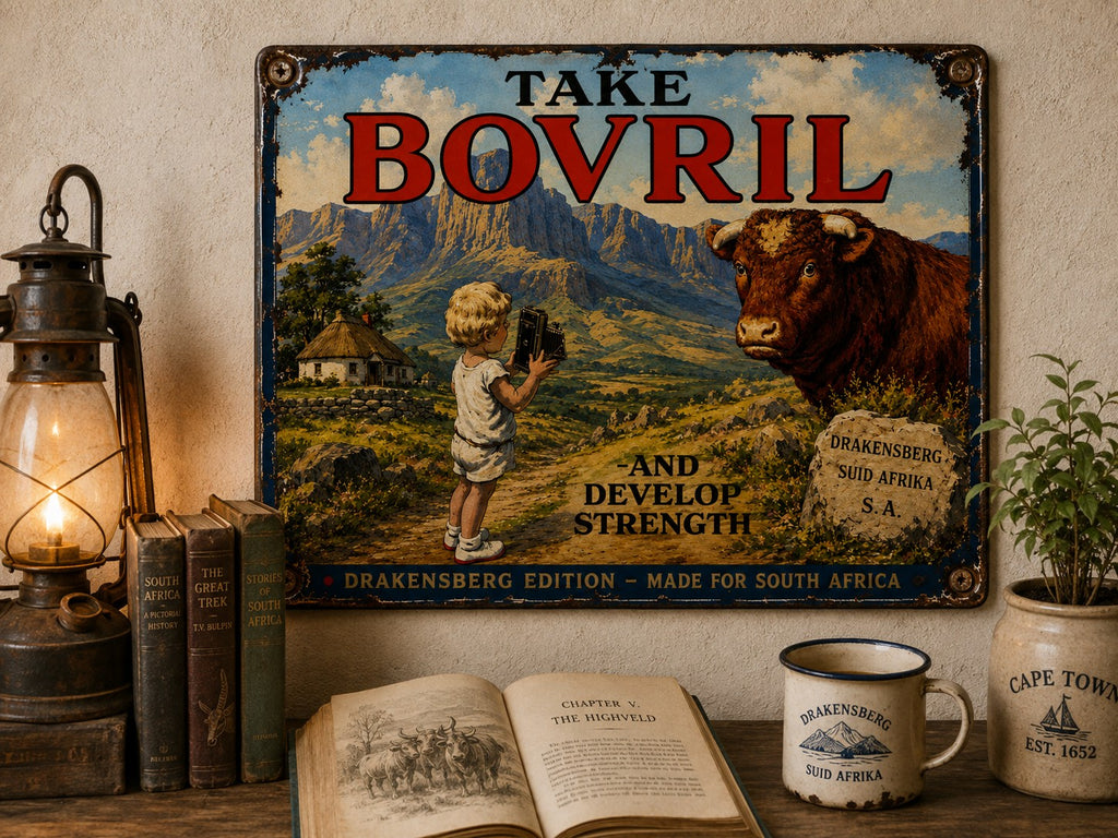 Take Bovril - Drakensberg Edition vintage-style reproduction sign