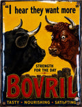 Bovril - Strength For The Day vintage-style reproduction sign artwork