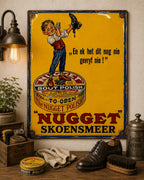 Nugget Skoensmeer vintage-style reproduction sign