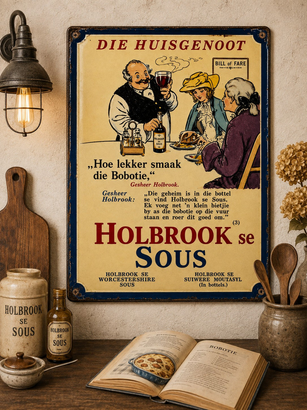 Holbrook Se Sous vintage-style reproduction sign