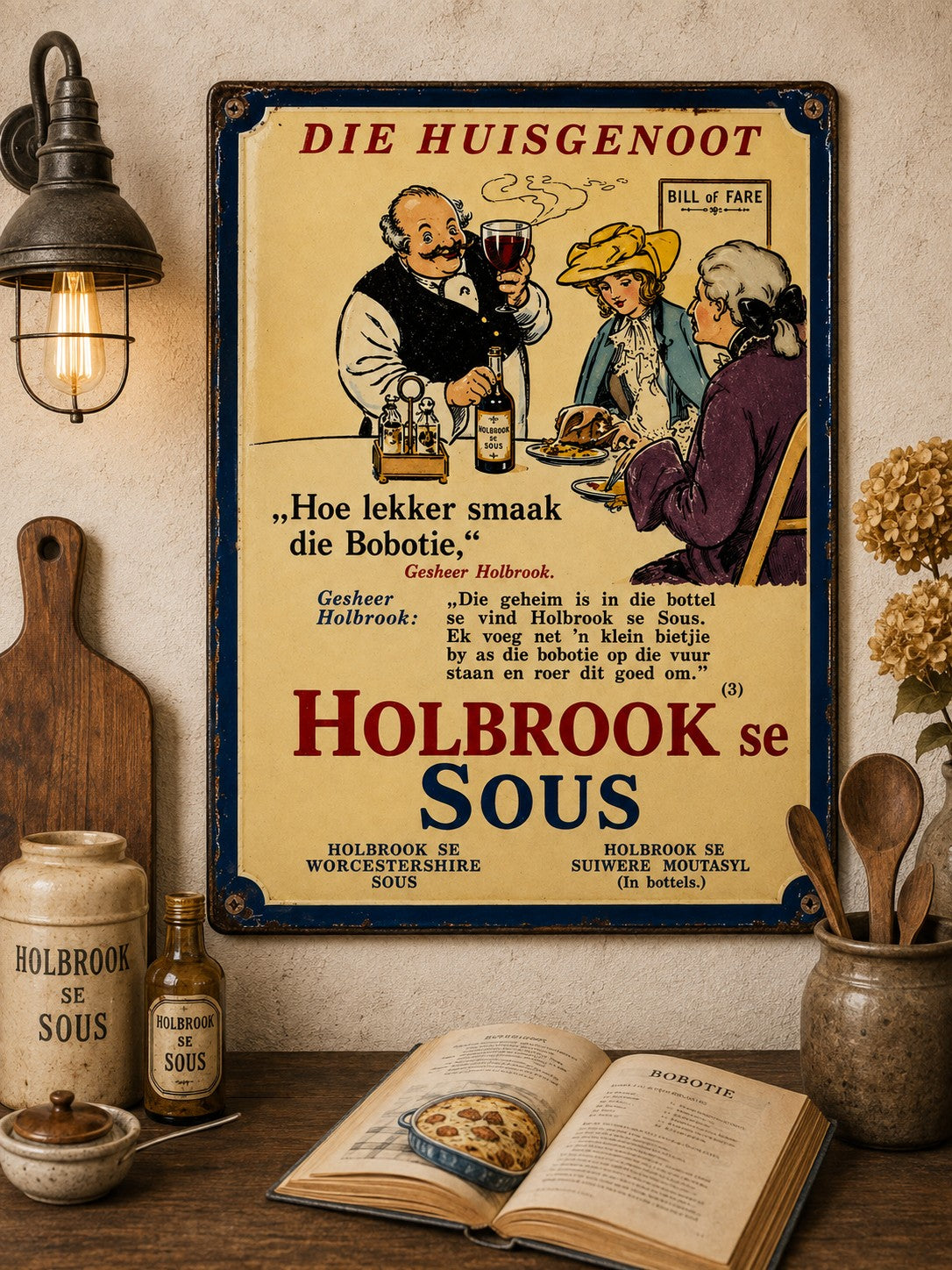 Holbrook Se Sous vintage-style reproduction sign