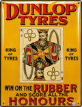 Dunlop Tyres - King Of Tyres vintage-style reproduction sign artwork