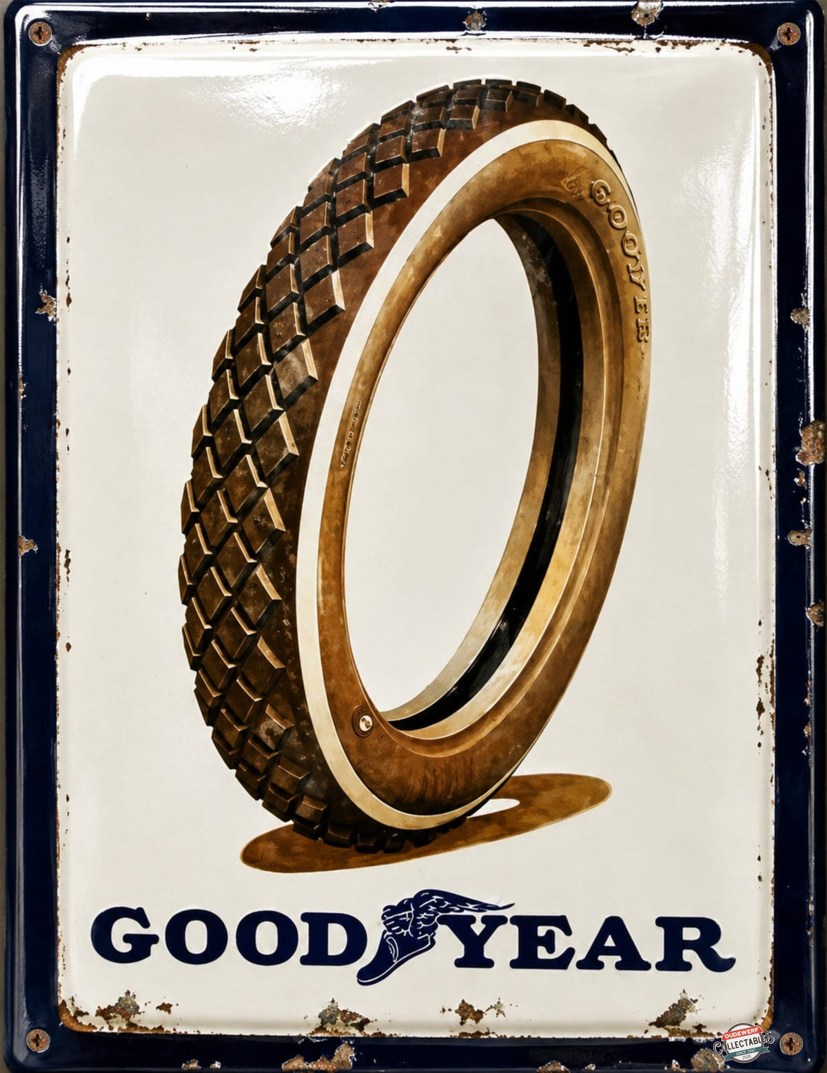 Goodyear Tyre vintage-style reproduction sign artwork
