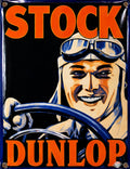 Stock Dunlop vintage-style reproduction sign artwork