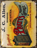 Pratt's Motor Spirit - J. C. Allen vintage-style reproduction sign artwork