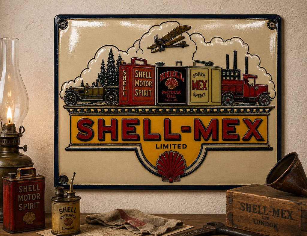Shell-Mex Limited vintage-style reproduction sign