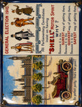 Shell Motor Spirit - General Election 1910 vintage-style reproduction sign artwork
