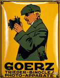 Goerz Triëder-Binocles Photo-Apparate vintage-style reproduction sign artwork