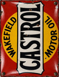 Wakefield Castrol - Motor Oil Roundel vintage-style reproduction sign artwork