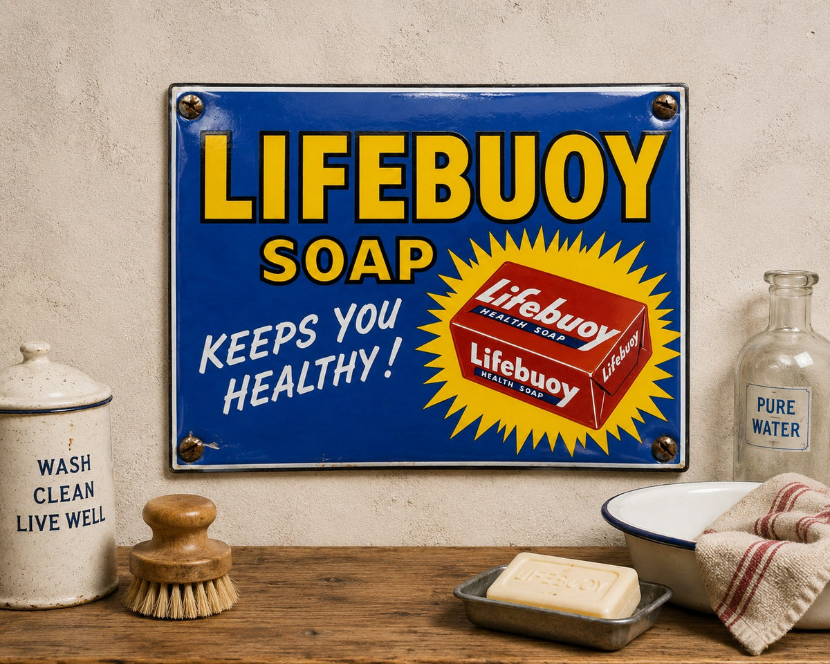 Lifebuoy Soap - Keeps You Healthy! vintage-style reproduction sign