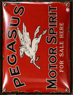 Pegasus Motor Spirit vintage-style reproduction sign artwork